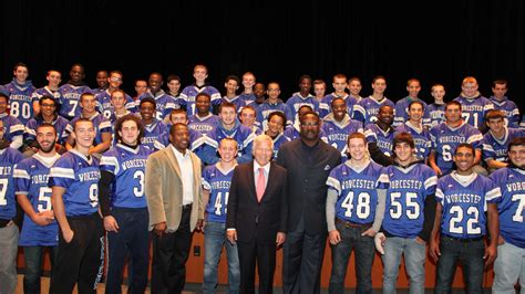 Robert Kraft visits Worcester Technical High School