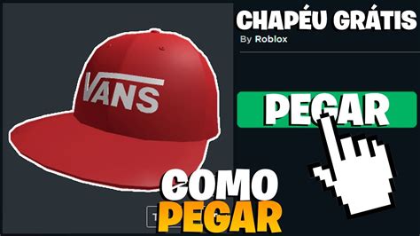 COMO PEGAR o BONE GRÁTIS DO EVENTO DA VANS ROBLOX YouTube