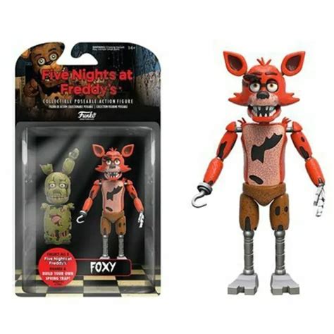 Fnaf Five Nights At Freddys 5”foxy The Articulated Pirate Action