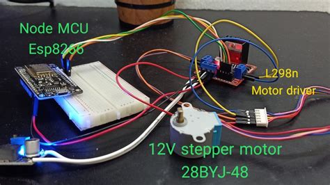 How To Control Stepper Motor Using L298n Motor Driver And