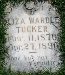 Eliza Kazia Wardle Tucker 1870 1896 Mémorial Find a Grave