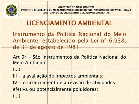 1 Lei Nº 6938 1981 Política Nacional Do Meio Ambiente Dicas De Lei