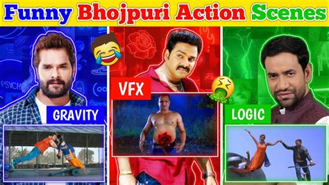 Funny Bhojpuri Action Scenes Funniest Bhojpuri Action Scene Abhi Time Hai Youtube