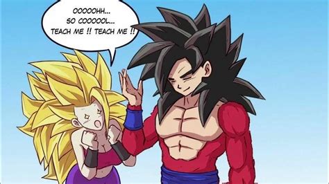 Caulifla Loves Super Saiyan 4 Dbz Comic Dub Youtube