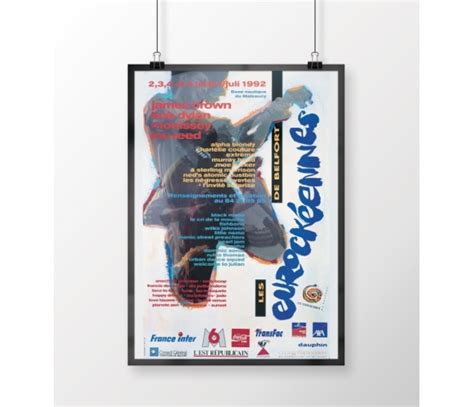 Affiche Dition Eurock Ennes De Belfort