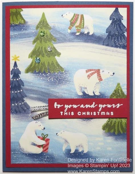 Beary Cute Polar Bear Christmas Card In 2024 Polar Bear Christmas