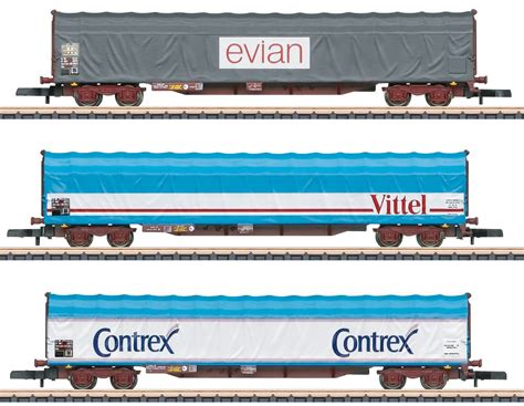 M Rklin Er Set Schiebeplanwagen Rils Sncf Ep V