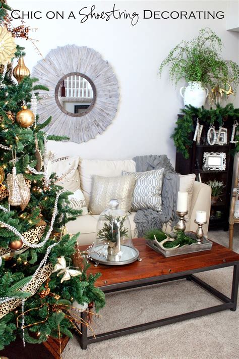 Chic On A Shoestring Decorating Christmas Home Tour Part The Fancy Room