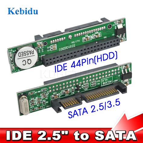 kebidu IDE 44 pin 2.5 Inch to SATA PC Adapter Converter 1.5Gbs Support ...