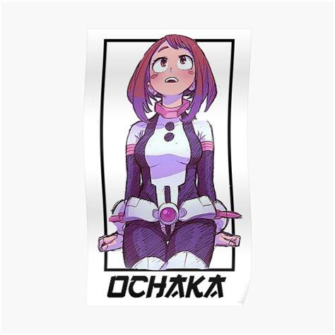 Uraraka Ochako Poster For Sale By Rays95 Redbubble