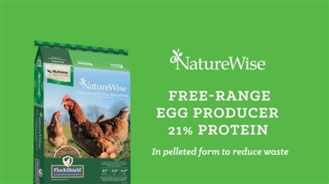 Nutrena Naturewise Egg Producer 21 Protein Layer Pellet Chicken Feed 50 Lb Bag