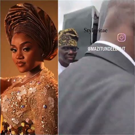 Arrival Of Governor Sanwolu Of Lagos State Davido Wedding