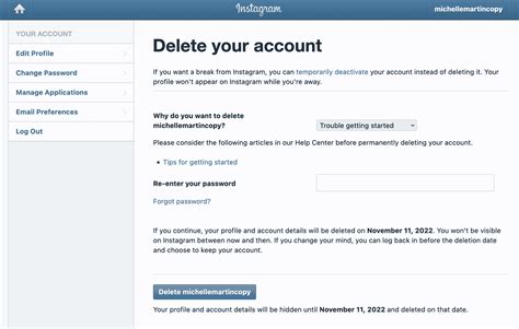 How To Delete An Instagram Account The Easy Way Vii Digital