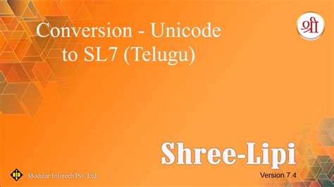 Shree Lipi Telugu Fonts - Spacotin