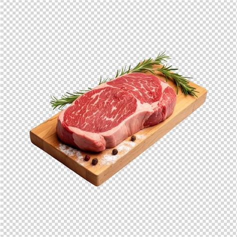 premium psd beef isolated  white background