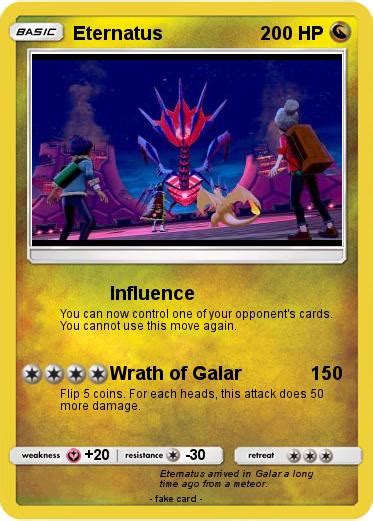 Pokémon Eternatus Influence My Pokemon Card