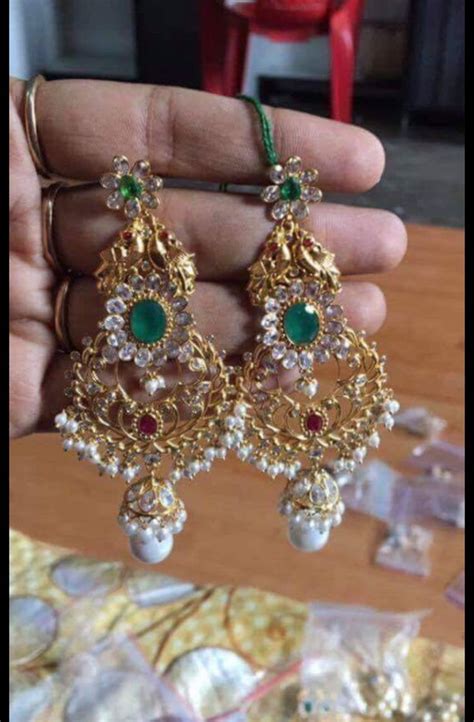 Saved By Radha Reddy Garisa Diamond Jewelry Earrings Indian Jewelry