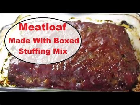 Turkey Meatloaf Recipe With Stuffing Mix | Besto Blog