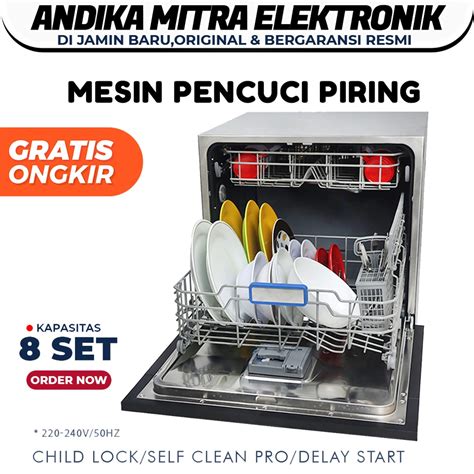 Jual Dishwasher Mesin Cuci Piring Otomatis Denpoo Da B Eu Shopee