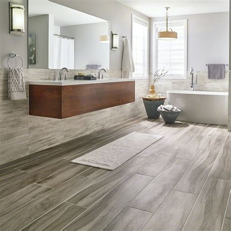 20 Bathroom Tile That Looks Like Wood DECOOMO