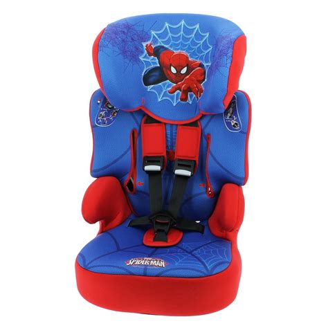 Marvel Spiderman Comfortable Blue Beline Sp Group 1 2 3 Car Seat In