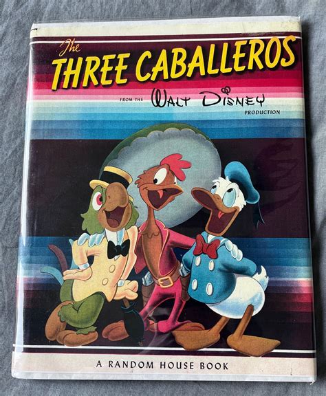 1944 Three Caballeros Book Walt Disney Free Shipping - Etsy