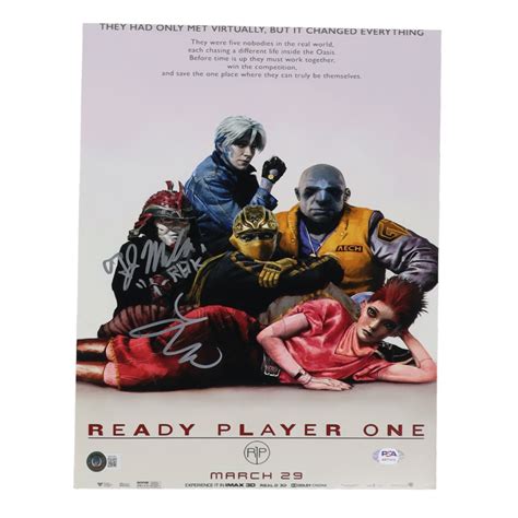 TJ Miller & Lena Waithe Signed "Ready Player One" 11x14 Photo Inscribed ...