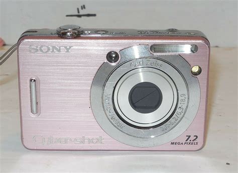 Sony Cyber Shot DSC W55 7 2MP Digital Camera Pink Digital Cameras