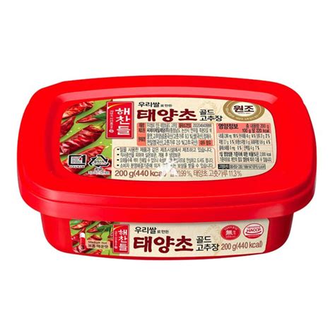CJ Haechandle Hot Pepper Paste Gochujang Medium Hot 200g Starry Mart