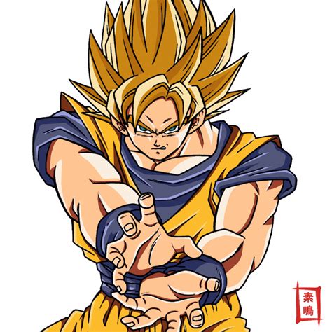 Goku Pose Colo By Snakou On Deviantart