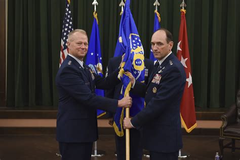 Gen Mark Kelly Commander Of Air Combat Command Passes The Guidon To