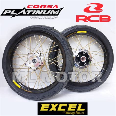 Y15ZR Y16 Takasago Excel Asia Alloy Rim 160x17 RCB Lidi Gold RCB Hub