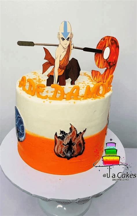 A Birthday Cake With An Avatar On It