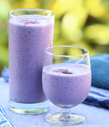 Blueberry Milkshake Recipe With Ice Cream Shanila S Corner