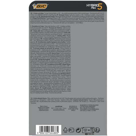 Bic Hybrid Flex 5 Ανταλλακτικά για Ξυραφάκι 4τμχ | Skroutz.gr