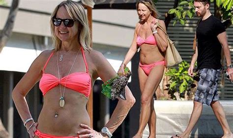 Carol Mcgiffin Shows Off Her Impressive Bikini Body As She Holidays