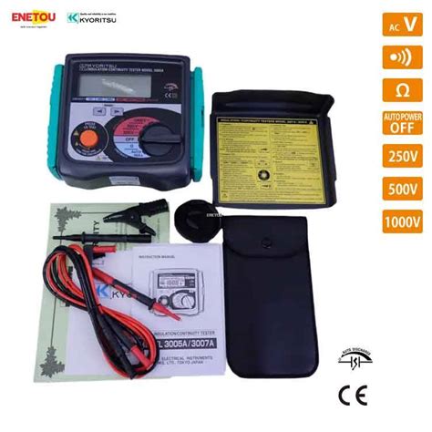 Ene2u KYORITSU 3005A DIGITAL INSULATION CONTINUITY TESTER