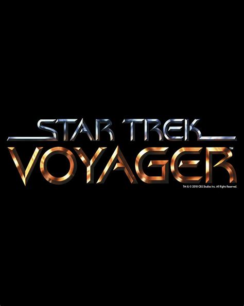 Star Trek Voyager Title Logo Digital Art by Frank Nguyen