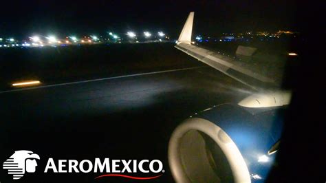 Aeroméxico Boeing 737 800 Night Landing In Guadalajara Gdl