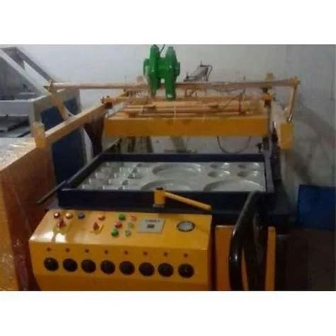 Semi Automatic Single Phase Thermocol Plate Making Machine 100 150 Pc