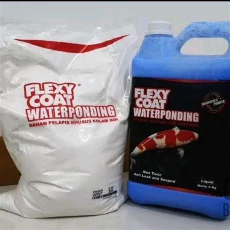 Jual FLEXYCOAT Flexy Coat Waterponding 2 5kg Cat Pelapis Kolam Koi