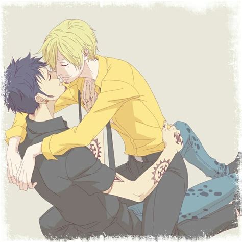 Law X Sanji Love Ship One Piece Lawsan Sanlaw Trafalgar Law And Sanji Vinsmoke Luffy Zoro Nami