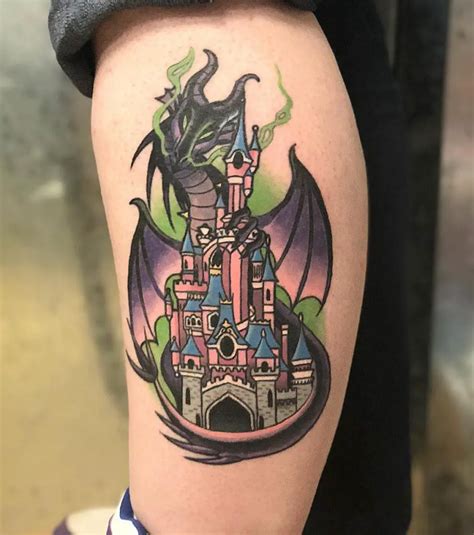 Details 70 Disney Castle Tattoos In Coedo Vn