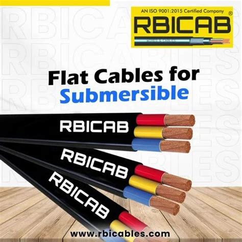 Rbicab Core X Sqmm Flat Flexible Copper Conductor Pvc Insulated