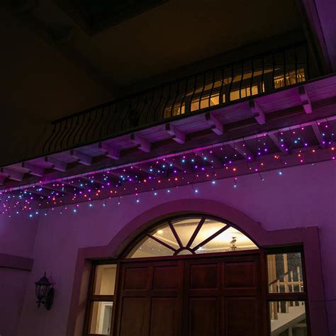 300 LED Icicle Lights Multi – Christmas Lights Shop