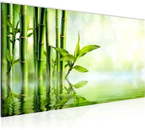 Amazon De Runa Art Wandbild Bambus 1 Teilig 100 X 40 Cm Modern Bild