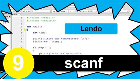 Tutorial C 9 Scanf YouTube