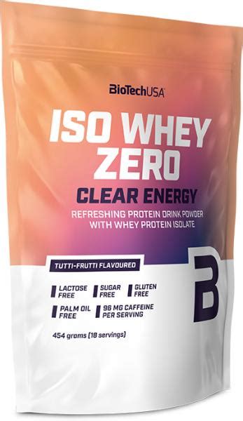 Vásárlás BioTechUSA Iso Whey Zero Clear Energy 454 g Fehérje árak