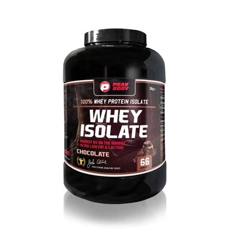 Whey Isolate Lb Kg Peak Body Nutrition Peak Body