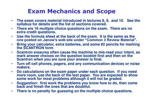 Agenda For Phys 121 Common Exam 3 Ppt Download